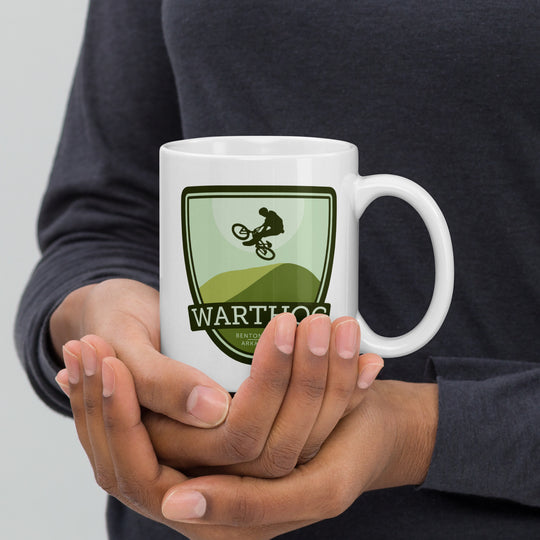 Warthog - Bentonville, Arkansas White glossy mug