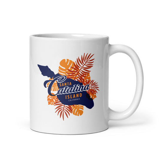 Santa Catalina Island - California White glossy mug