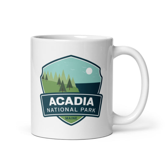 Acadia National Park - Maine White glossy mug