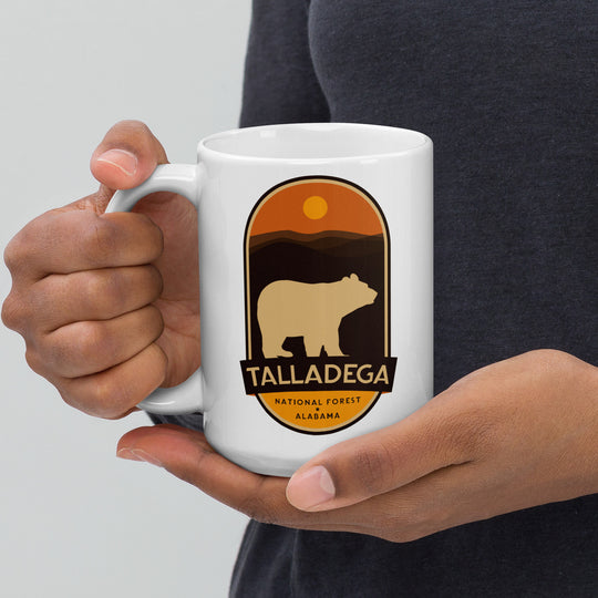 Talladega National Forest - Alabama White glossy mug