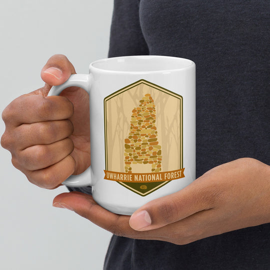 Uwharrie National Forest - North Carolina White glossy mug