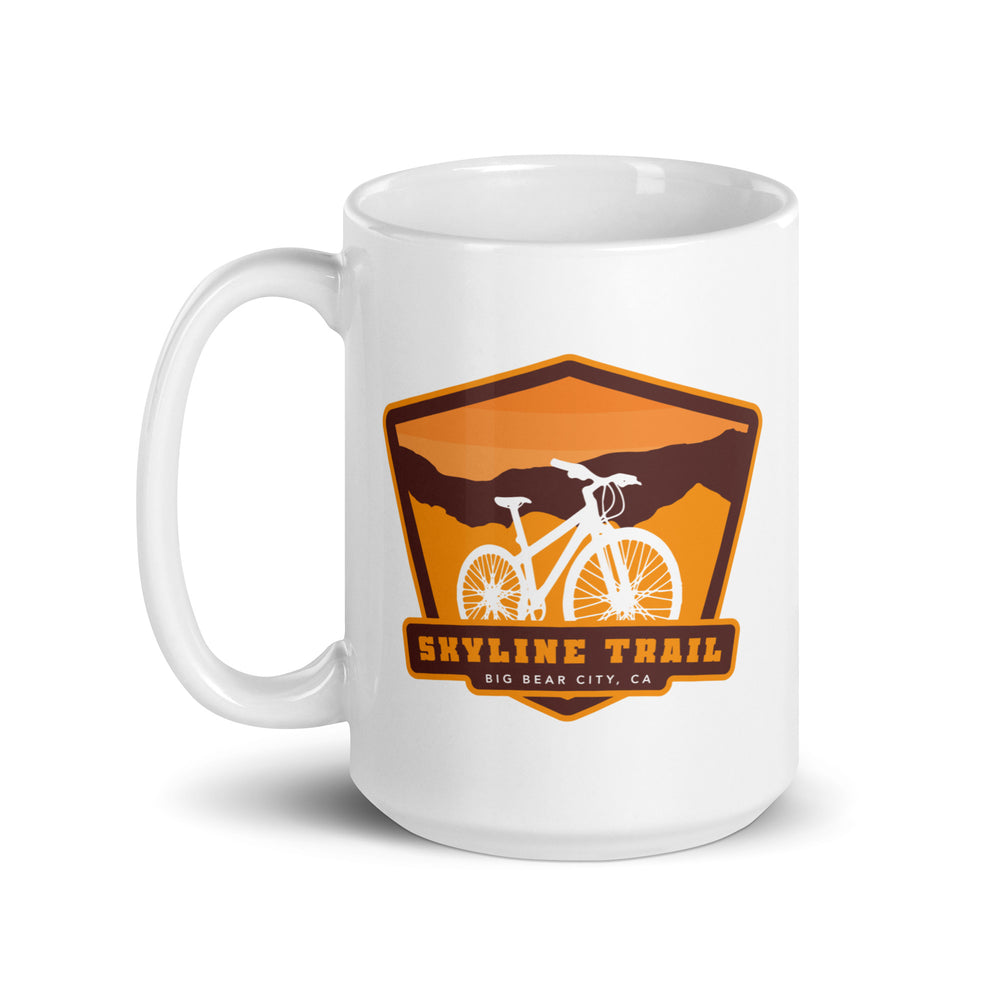 Skyline Trail - CA White glossy mug