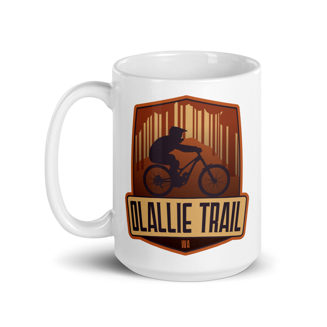 Olallie Trail - Washington White glossy mug