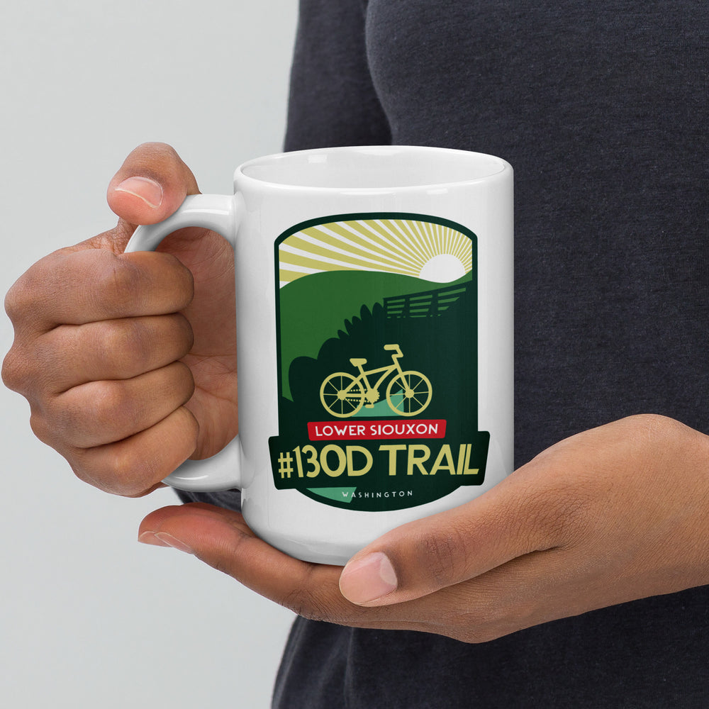 Lower Siouxon #130D Trail - Washington White glossy mug