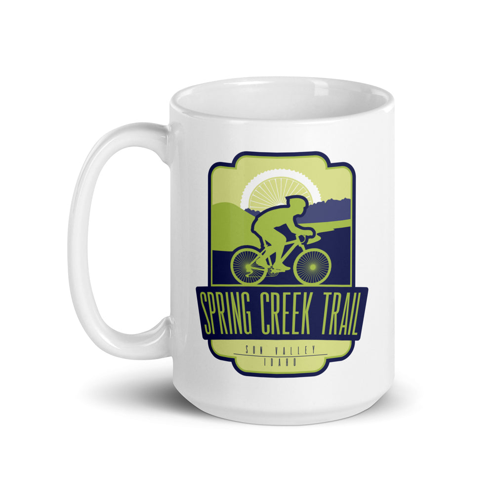 Spring Creek Trail - Sun Valley, Idaho White glossy mug