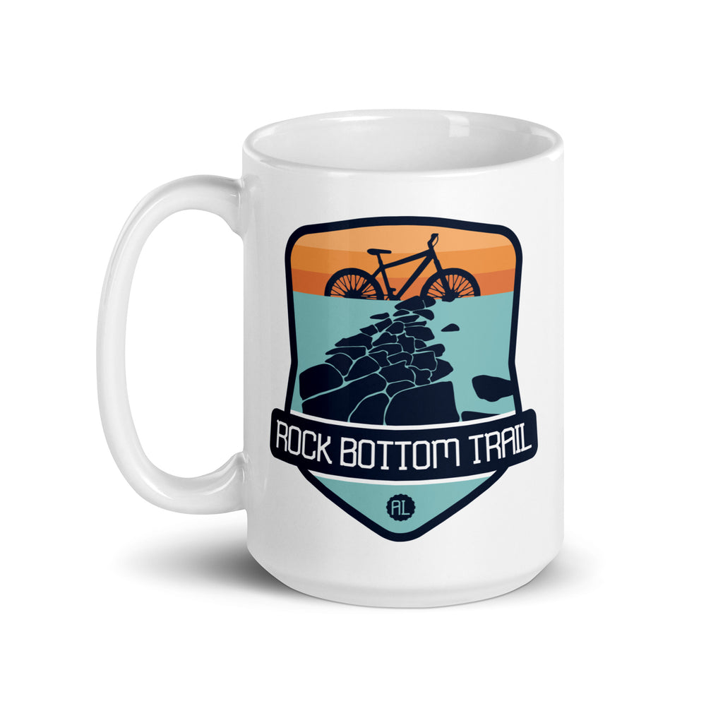 Rock Bottom Trail - Alabama White glossy mug