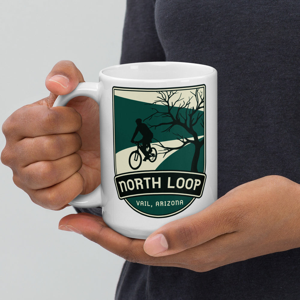 North Loop – Vail, Arizona White glossy mug