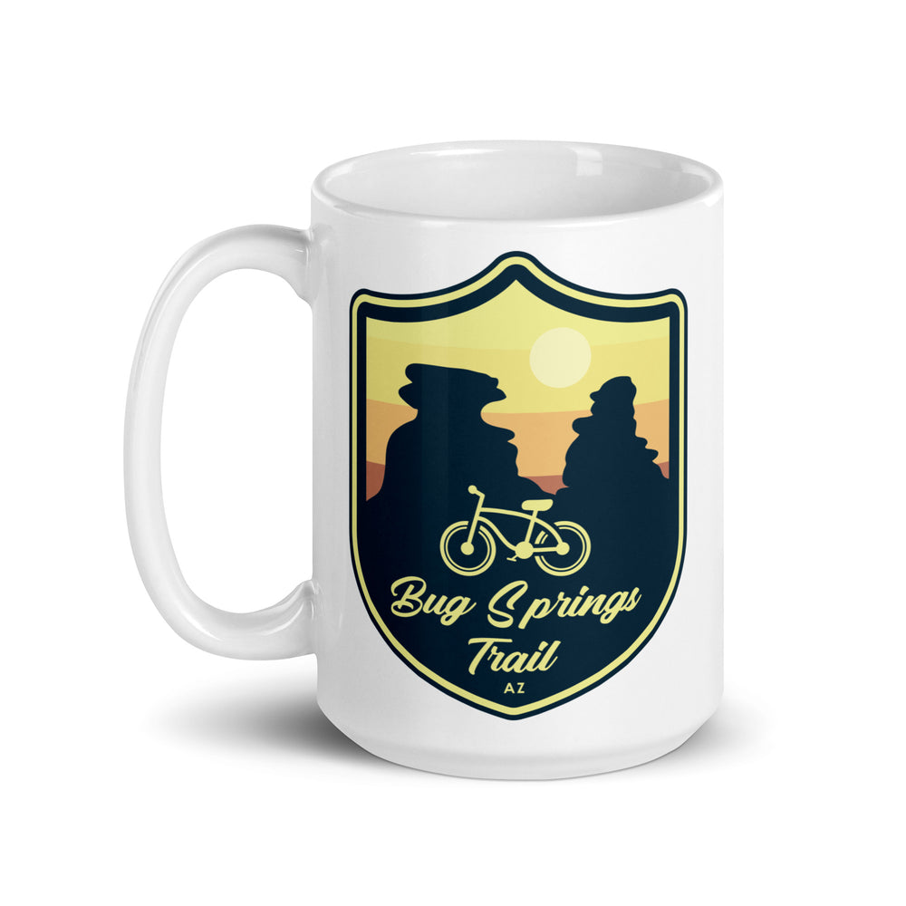 Bug Springs Trail - Arizona White glossy mug