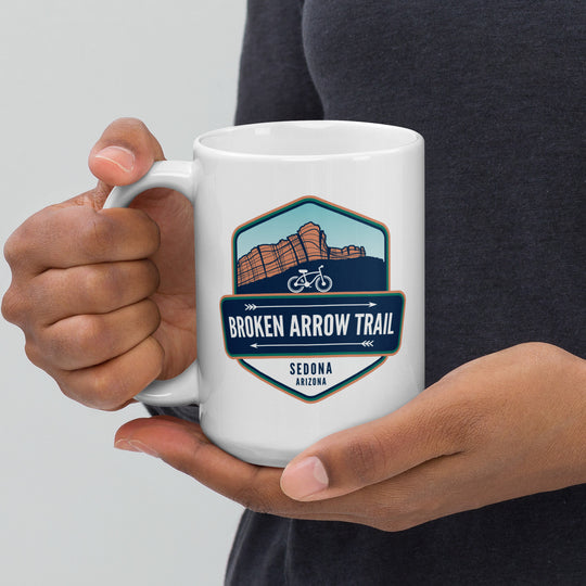 Broken Arrow Trail - Sedona, Arizona White glossy mug