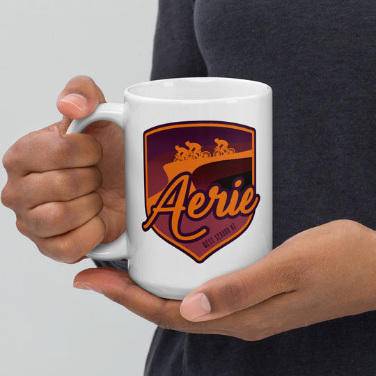 Aerie - West Sedona, Arizona White glossy mug