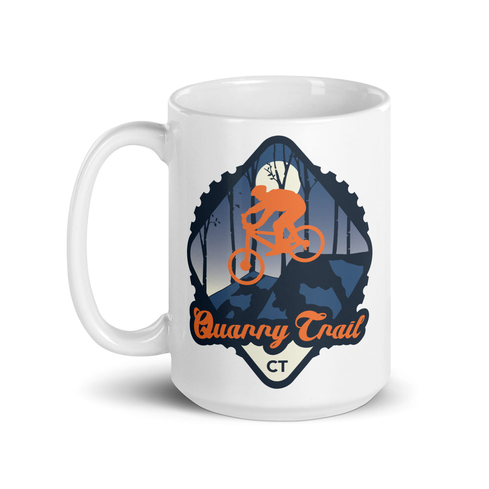 Quarry Trail - Connecticut White glossy mug