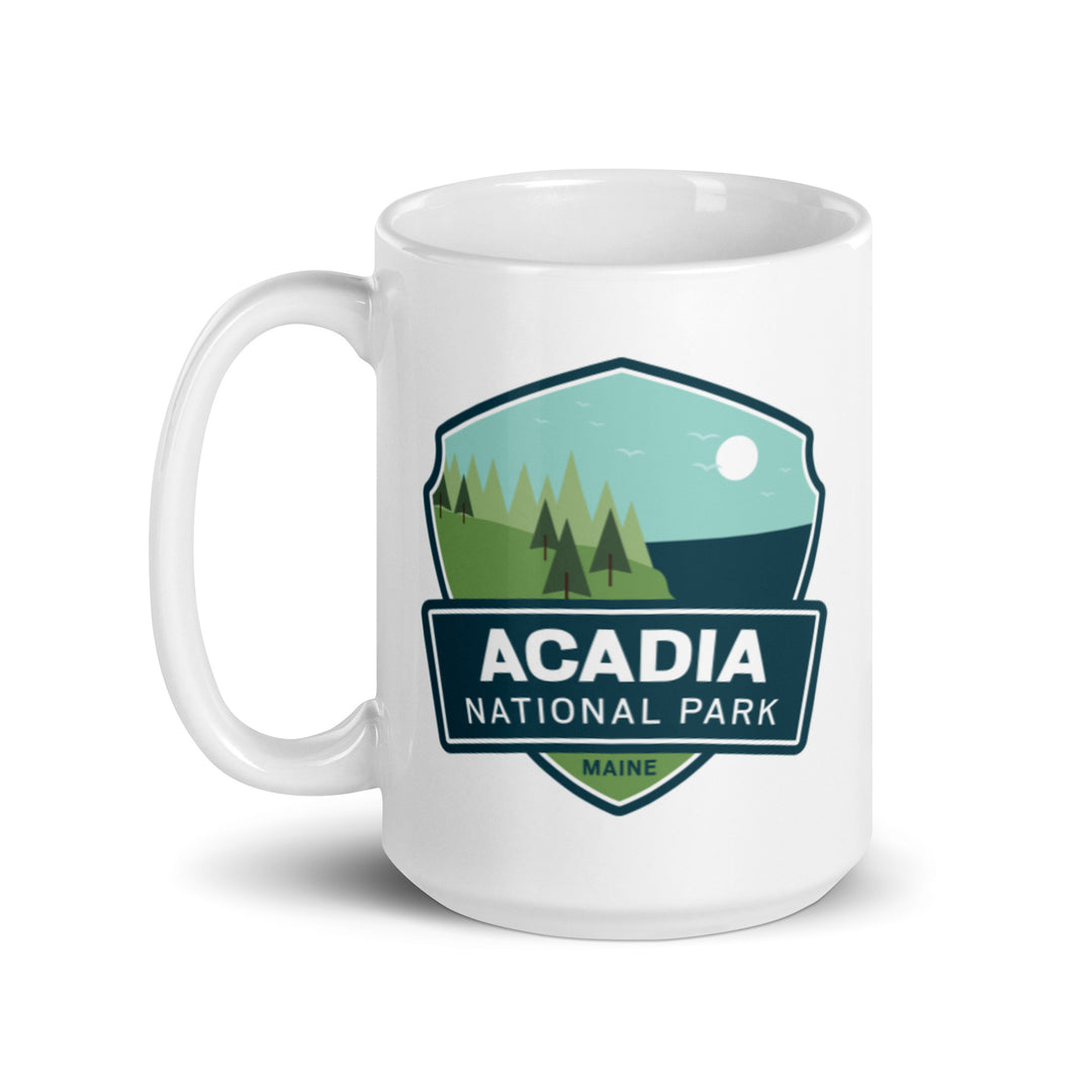 Acadia National Park - Maine White glossy mug