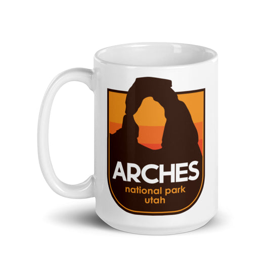 Arches National Park - Utah White glossy mug