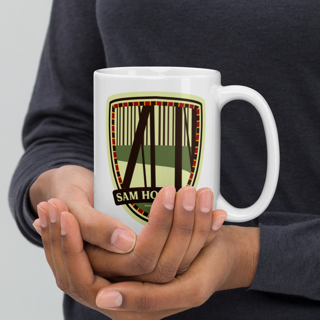 Sam Houston National Forest – Texas White glossy mug