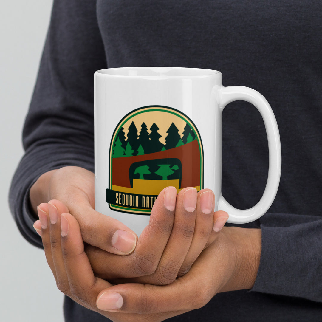 Sequoia National Forest – California White glossy mug