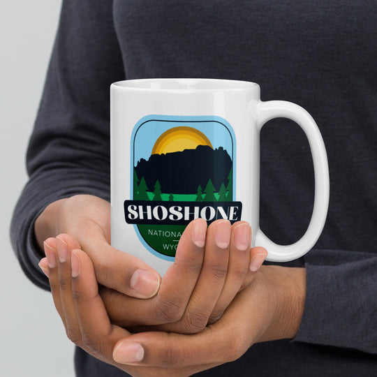 Shoshone National Forest - Wyoming White glossy mug