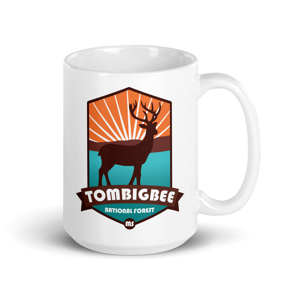 Tombigbee National Forest - Mississippi White glossy mug