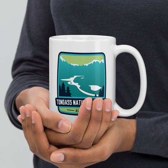 Tongass National Forest - Alaska White glossy mug