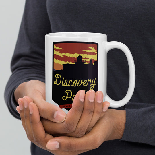 Discovery Park - Washington White glossy mug