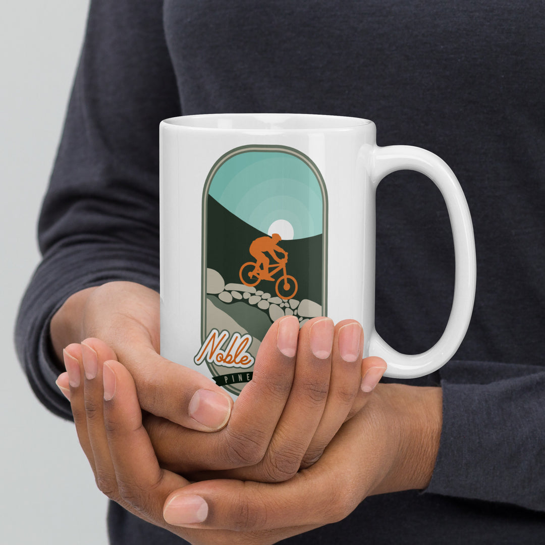 Noble Canyon - California White glossy mug