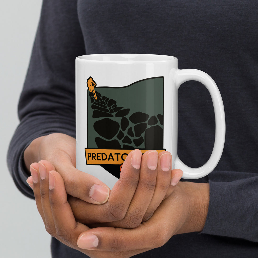 Predator Trail - Washington White glossy mug