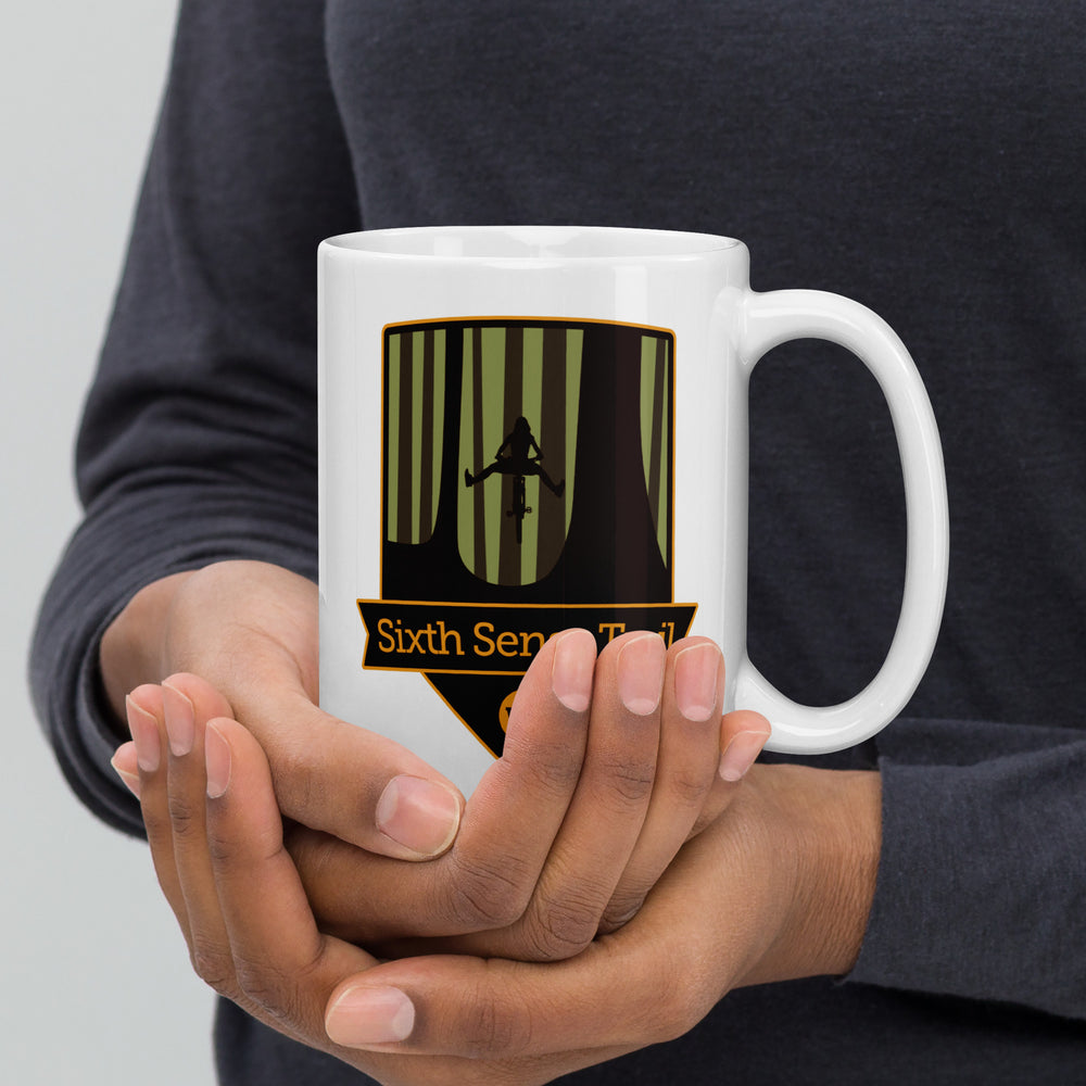 Sixth Sense Trail - Washington White glossy mug