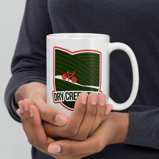 Dry Creek Trail - Boise, Idaho White glossy mug