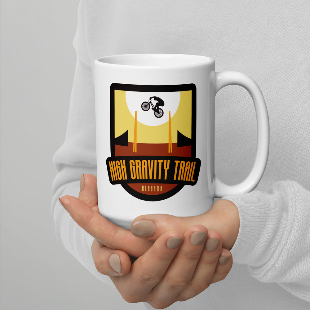 High Gravity Trail - Alabama White glossy mug