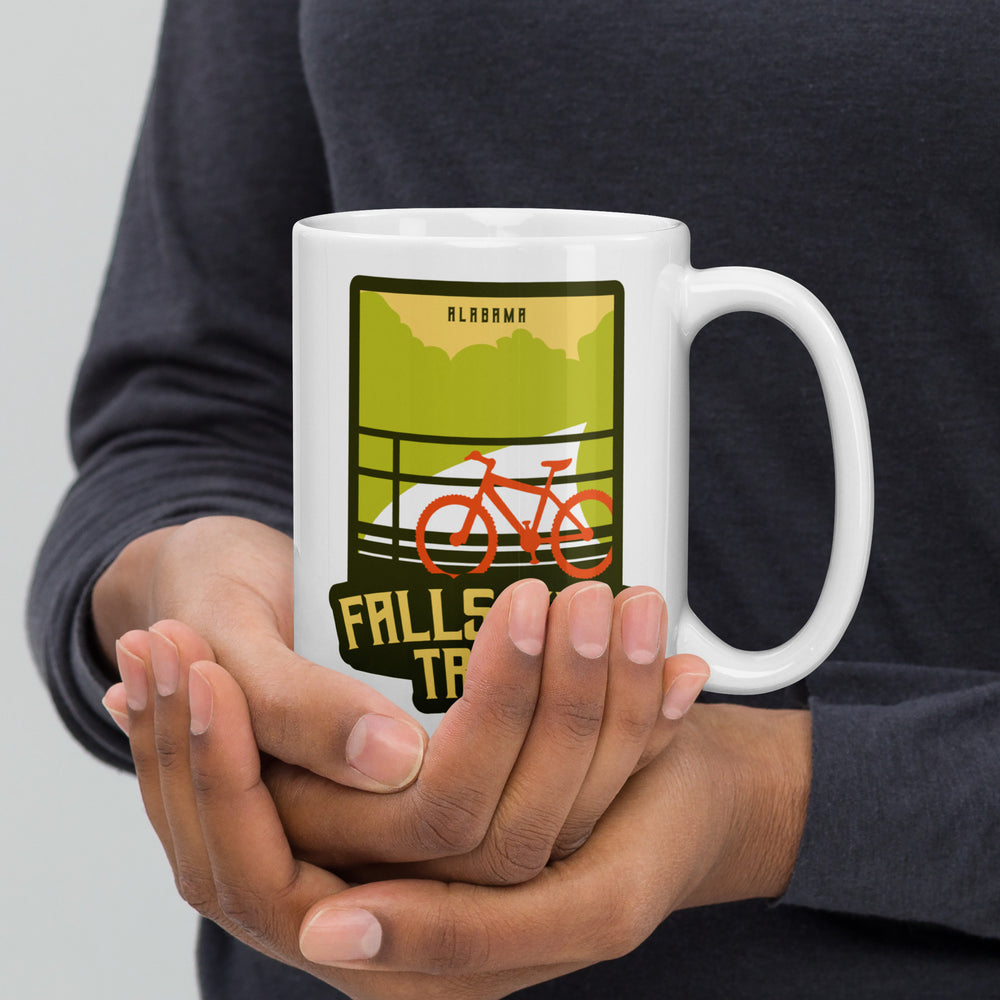 Falls View Trail - Alabama White glossy mug