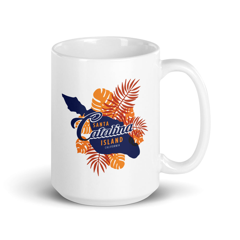 Santa Catalina Island - California White glossy mug