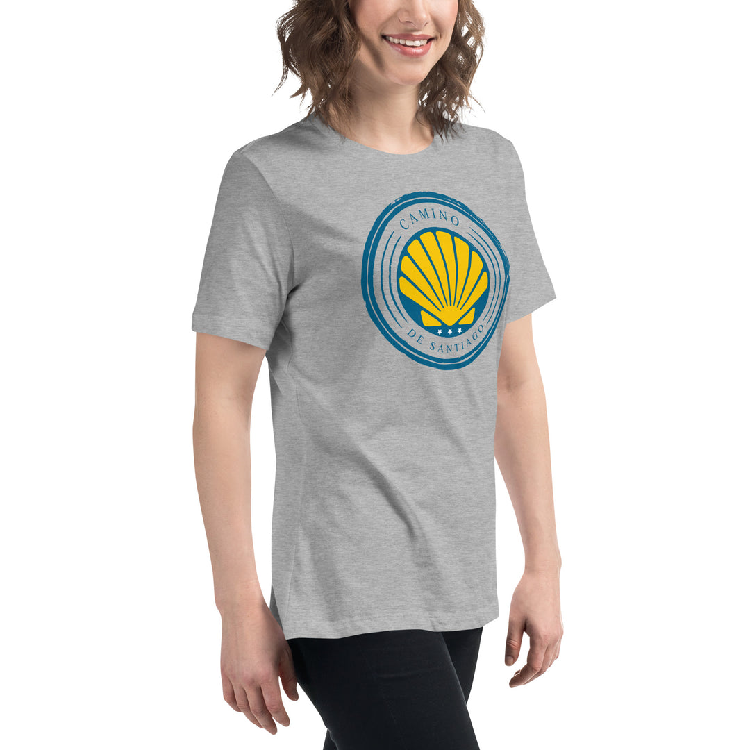 Camino de Santiago / Way of St James Women&#39;s Relaxed T-Shirt / hiker gift / birthday pesent