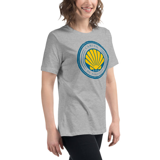 Camino de Santiago / Way of St James Women&#39;s Relaxed T-Shirt / hiker gift / birthday pesent