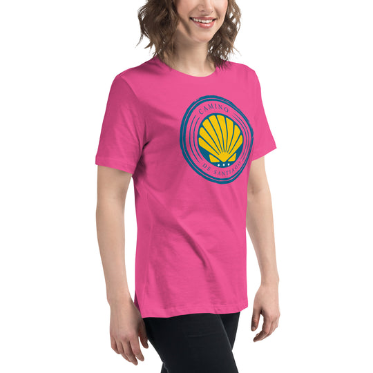 Camino de Santiago / Way of St James Women&#39;s Relaxed T-Shirt / hiker gift / birthday pesent