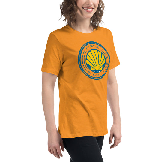 Camino de Santiago / Way of St James Women&#39;s Relaxed T-Shirt / hiker gift / birthday pesent