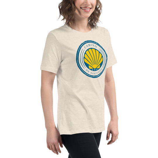 Camino de Santiago / Way of St James Women&#39;s Relaxed T-Shirt / hiker gift / birthday pesent