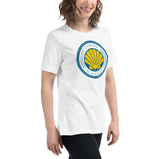 Camino de Santiago / Way of St James Women&#39;s Relaxed T-Shirt / hiker gift / birthday pesent